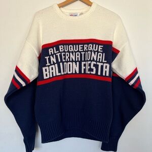 Albuquerque International Balloon Festival Fiesta Vintage Sweater